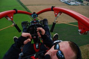 Motoparapanta Brasov in aer