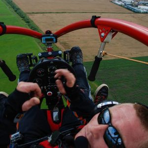 Motoparapanta Brasov in aer